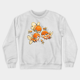 Goldfish with Legs Crewneck Sweatshirt