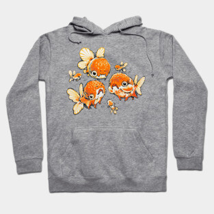 Goldfish with Legs Hoodie