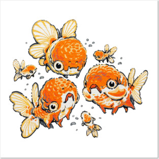 Goldfish with Legs Posters and Art