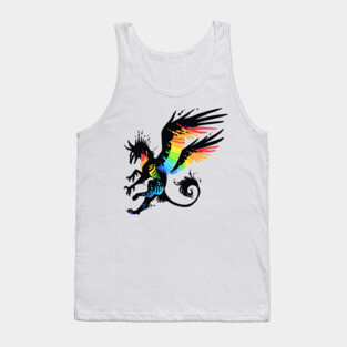 Fabulous Rainbow Griffon Tank Top
