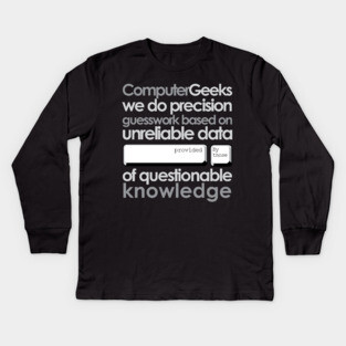 'Computer Geeks' Cool Computer Programmer Kids Long Sleeve T-Shirt