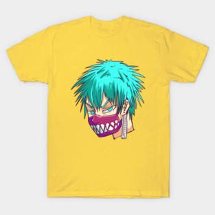 Head Boy Blue Hair T-Shirt