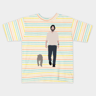 John Wick and dog Kids T-Shirt