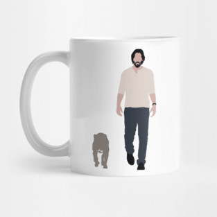 John Wick and dog Mug