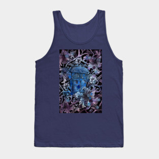 Tardis blue Tank Top