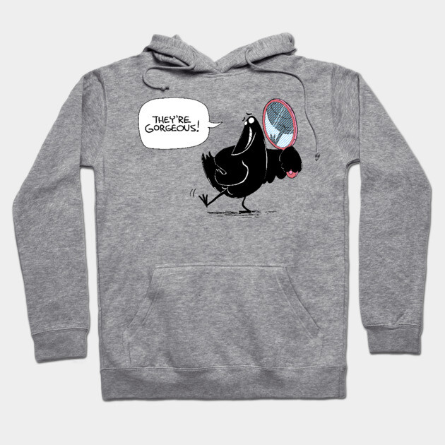 Crow's feet Hoodie by Slack Wyrm