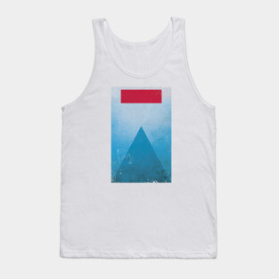 Shark: Minimalist Jaws Tank Top