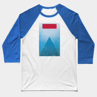 Shark: Minimalist Jaws Baseball T-Shirt