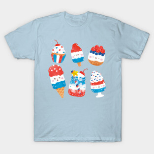 Red, White and Blue Desserts T-Shirt