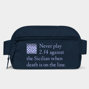The Sicilian When Death is On The Line Bag