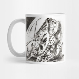 Steampunk clock Mug