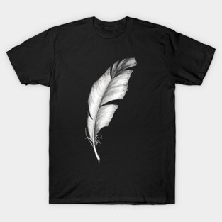 White feather T-Shirt