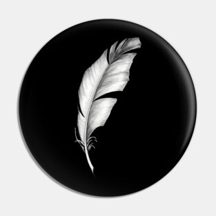 White feather Pin