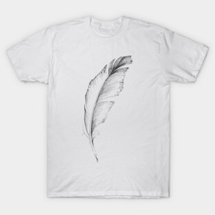 Feather sketch T-Shirt