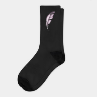 Violet feather Socks