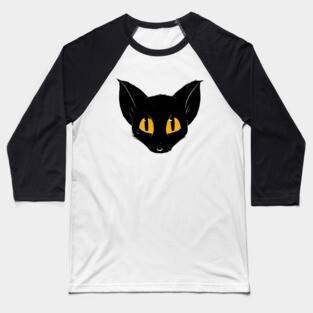 Black Cat Baseball T-Shirt