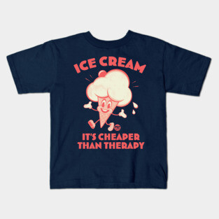 ICE CREAM THERAPY Kids T-Shirt