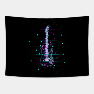 Glitch Guitar 1 Tapestry