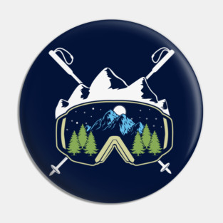 skiing Pin