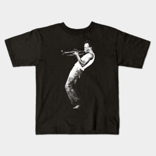 Miles Davis || Vintage Halftone Style || Fan Art Design| Kids T-Shirt
