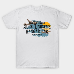 Jock Lindsey's Hangar Bar The Landing Orlando Florida T-Shirt