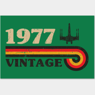 1977 Vintage Wing Posters and Art