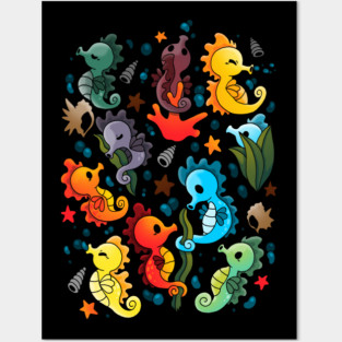 Seahorse Posters and Art