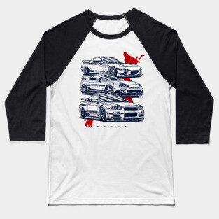 RX7, Skyline & Supra Baseball T-Shirt