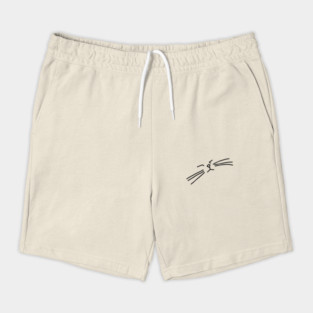 Cat Minimal Animals Doodle Shorts