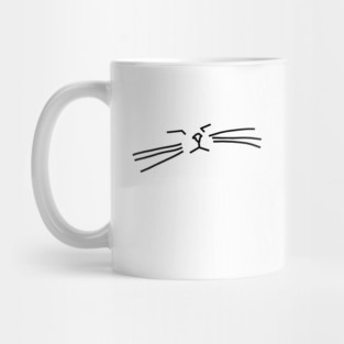 Minimal Cat Animals Doodle Mug