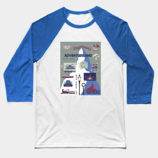 Eight Lands of Magic Baseball T-Shirt