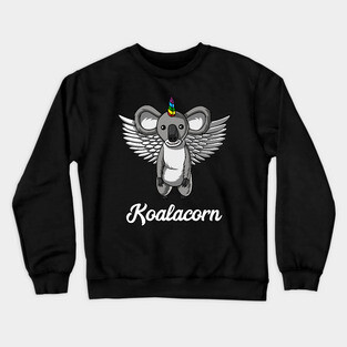 Koala Bear Unicorn Koalacorn Crewneck Sweatshirt