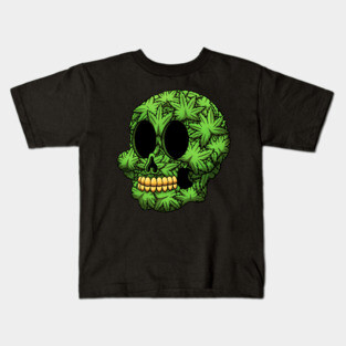 Weed Skull Kids T-Shirt