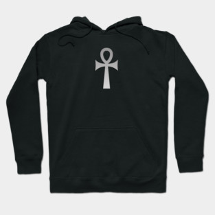 Death's Silver Ankh Hoodie