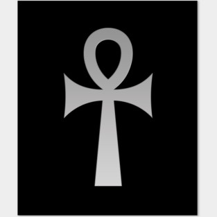 Death's Silver Ankh Posters and Art