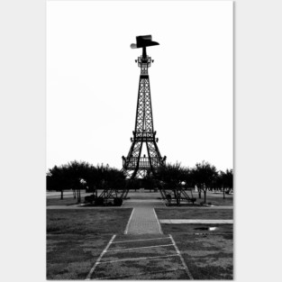 Eiffel Tower of Texas Posters and Art