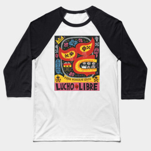 LUCHO LIBRE Baseball T-Shirt