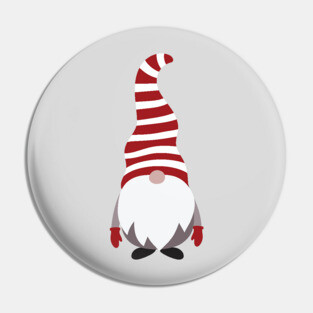Classic Christmas Gnome Pin