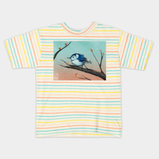 White Breasted Nuthatch Kids T-Shirt