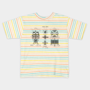 Tesla Electric Generators Patent Inventions Kids T-Shirt
