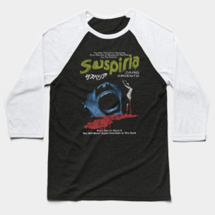 Suspiria, Dario Argento, Giallo, Italian Horror Baseball T-Shirt
