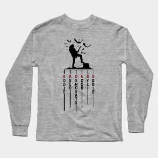 Eddie Munson Guitar Tuning Long Sleeve T-Shirt