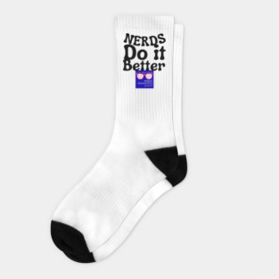 Nerds Do it Better - Nerdy Romantics Podcast Design Socks