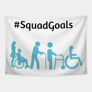 Disability Squad Goals Tapestry