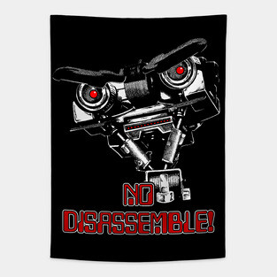 No disassemble Johnny Five ! Tapestry
