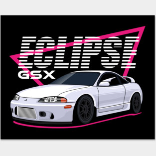 Mitsubishi Eclipse gsx Posters and Art