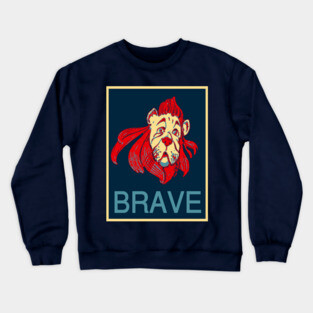 A Vote For Courage Crewneck Sweatshirt