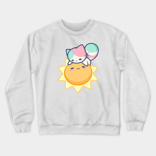 Sunshine Cat Crewneck Sweatshirt