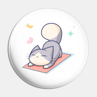 Yoga Cat Pin