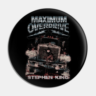 Maximum Overdrive, Stephen King, Horror Classic Pin